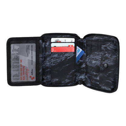 Portofel Unisex Seon Zip Black