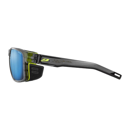 Ochelari Julbo Shield Ocean Master Shiny Translucent Black-yellow Spectron Hd 4 Polarized Black