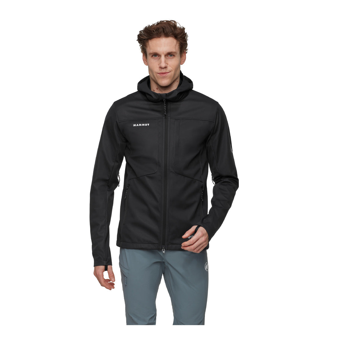 Jacheta Softshell Barbati Mammut Ultimate VIII SO Hooded Black