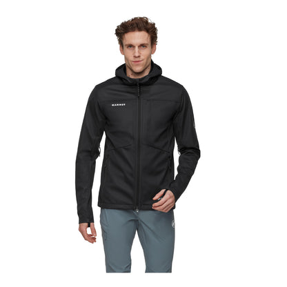 Jacheta Softshell Barbati Mammut Ultimate VIII SO Hooded Black