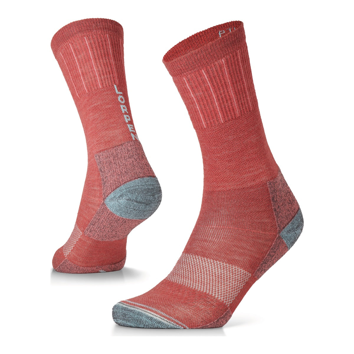 Sosete Drumetie Lorpen T3 PRO TREK LIGHTWEIGHT MID CREW Red