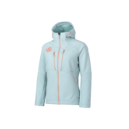 Jacheta Dama Ternua Lokkta Hard Hood Pastel Hydro