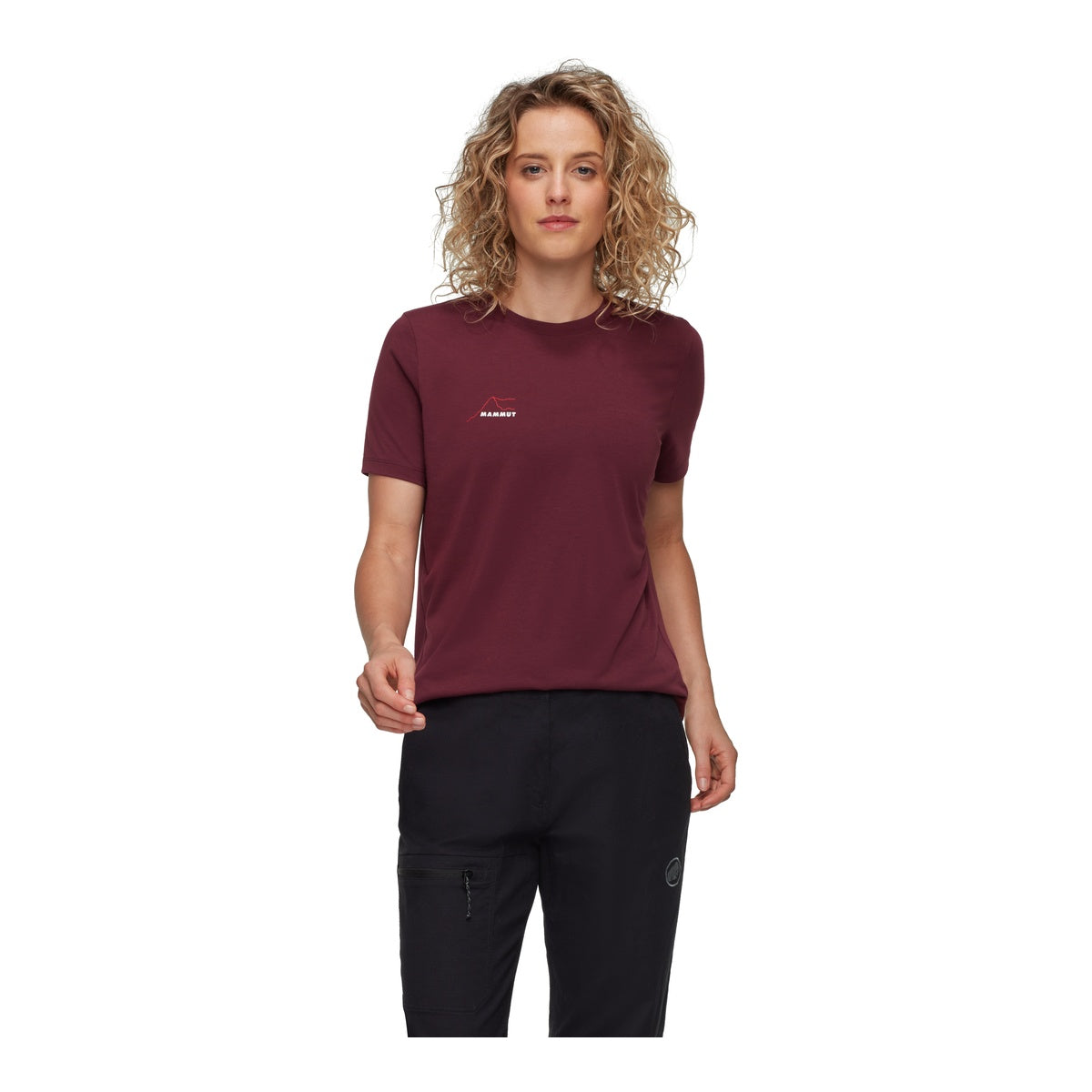 Tricou Femei Mammut Mountain Eiger Vin