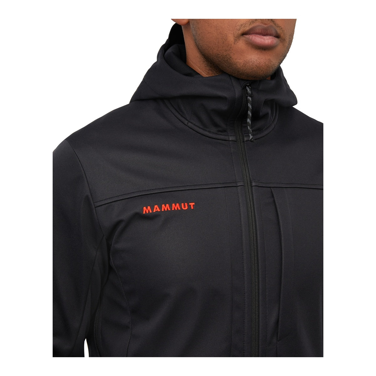 Jacheta Softshell Barbati Mammut Ultimate VIII So Hooded Jacket Men 25 Years Black