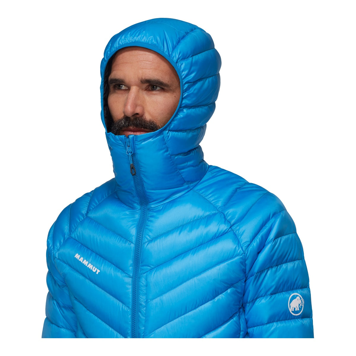 Jacheta Barbati Mammut Broad Peak In Hooded Glacier Blue-Black
