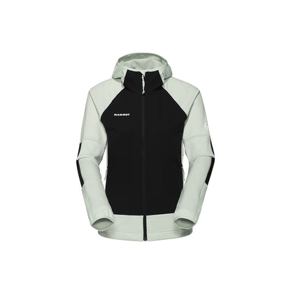Jacheta Barbati Mammut Massone ML Hooded Silve Sage Black