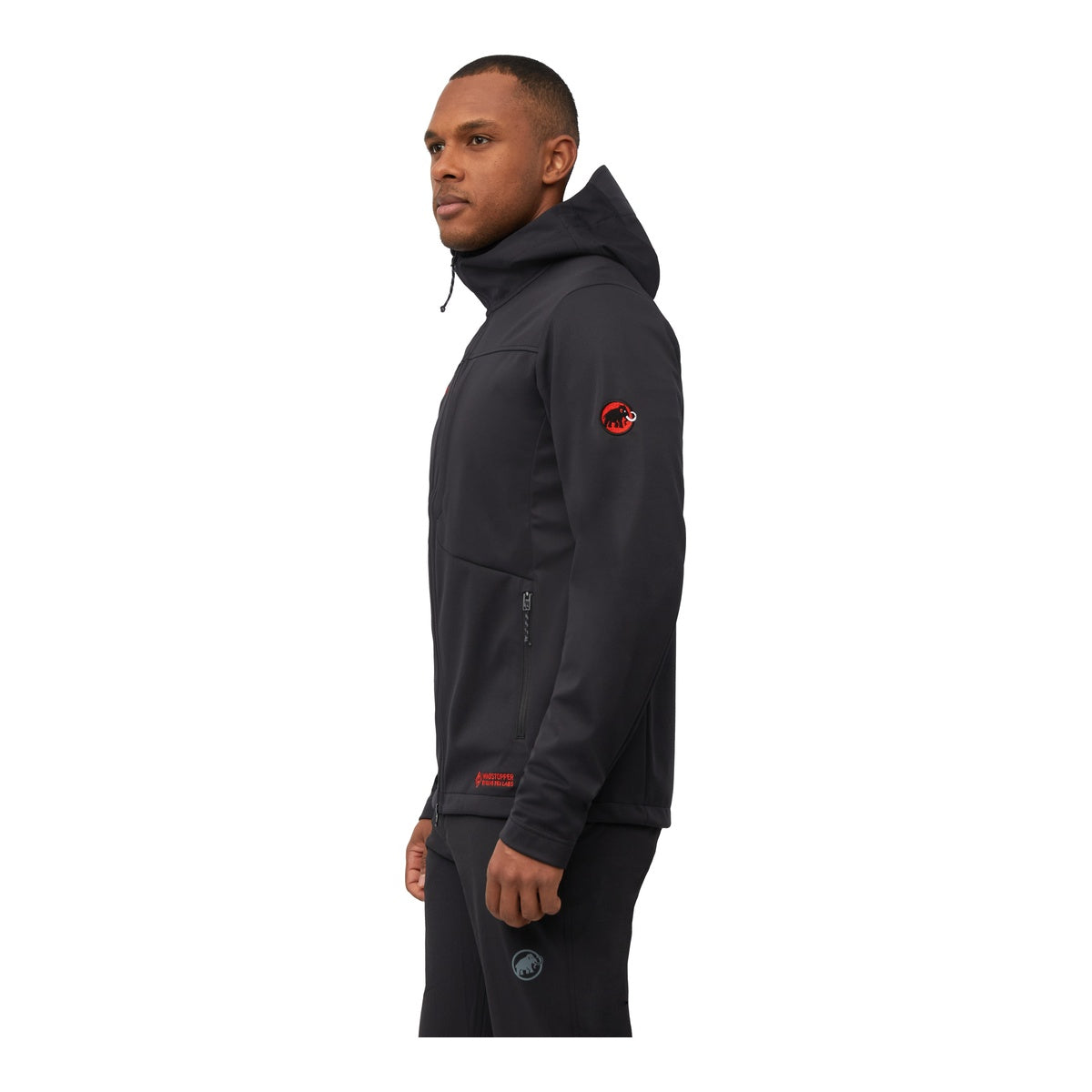 Jacheta Softshell Barbati Mammut Ultimate VIII So Hooded Jacket Men 25 Years Black