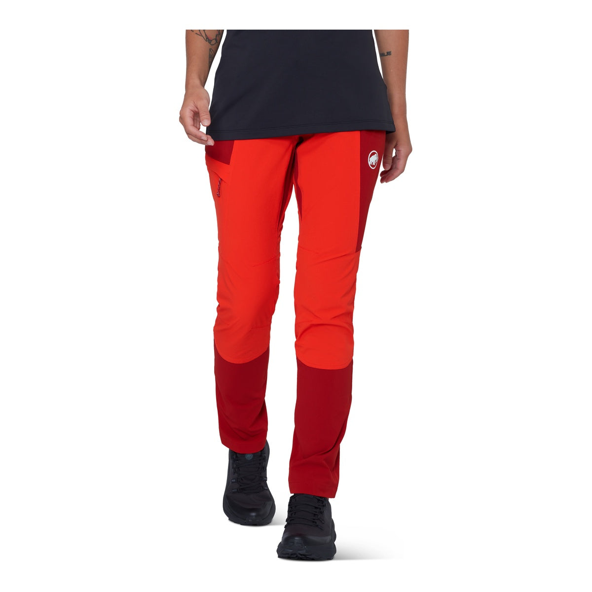 Pantaloni Femei Mammut Ducan Dark Mammut Red-Mammut Red