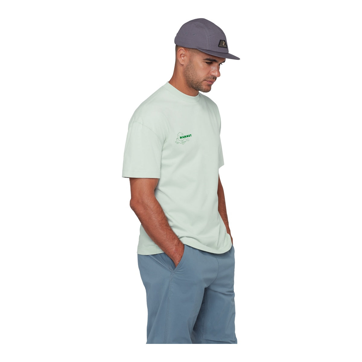 Tricou Barbati Mammut Base Relaxed Glacier Verde