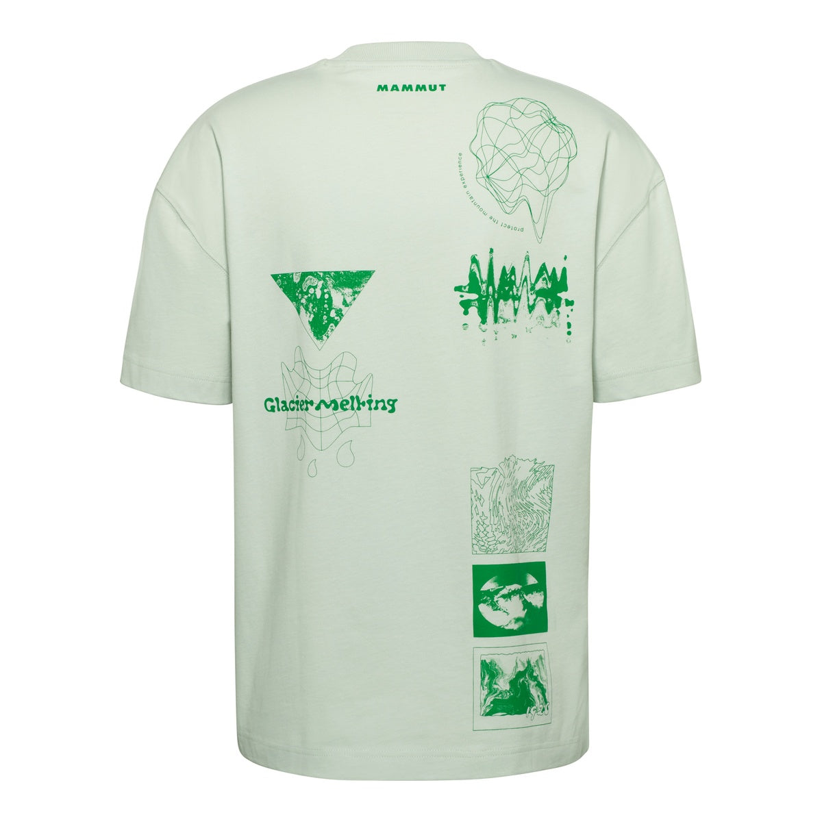 Tricou Barbati Mammut Base Relaxed Glacier Verde