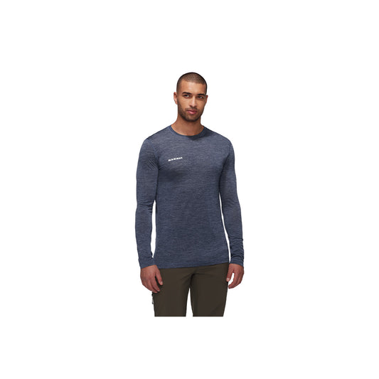 Bluza Barbati Mammut Tree Wool FL Marine Melange