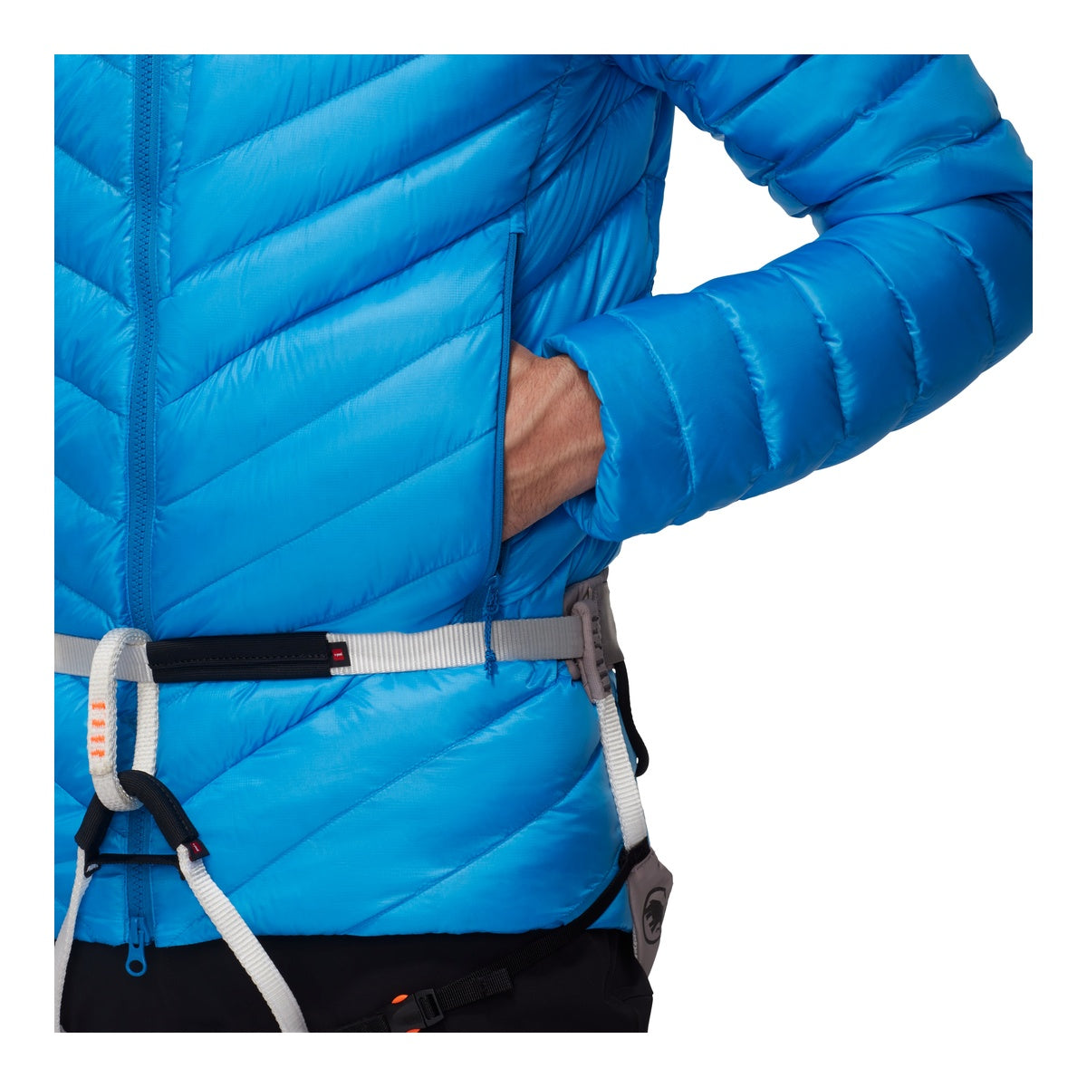 Jacheta Barbati Mammut Broad Peak In Hooded Glacier Blue-Black