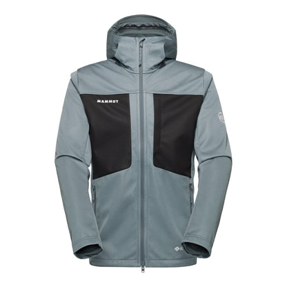Jacheta Softshell Barbati Mammut Ultimate VIII SO Hooded Strata-Black