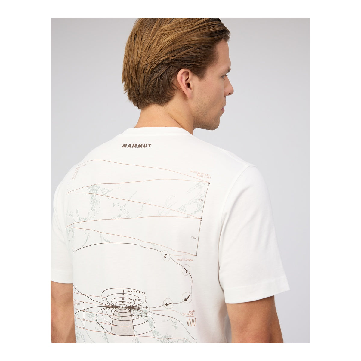 Tricou Barbati Mammut Base T-Shirt Men Avy White