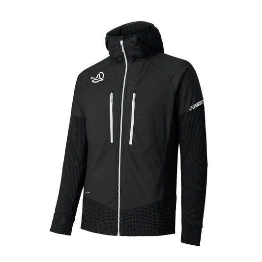 Jacheta Barbati Ternua Agile Hybrid Jacket Black-Pure White