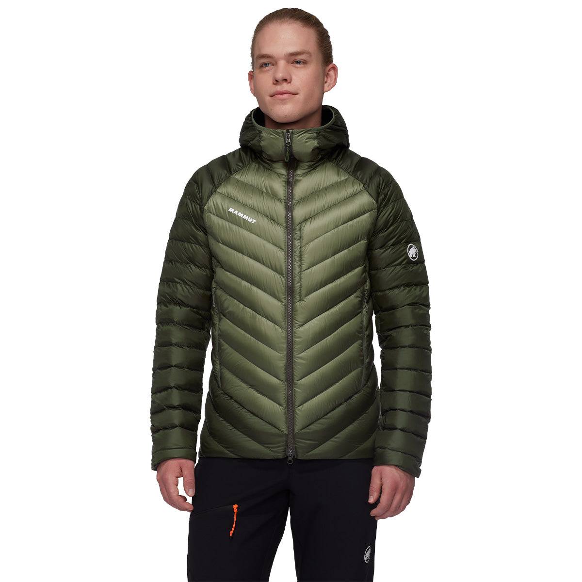 Geaca Puf Barbati Mammut Broad Peak In Hooded Khaki