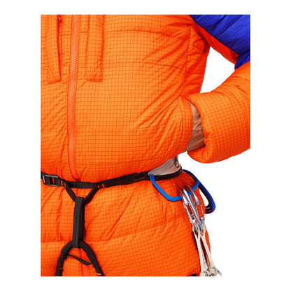 Geaca Puf Barbati Mammut Eiger Nordwand Pro Down In Hooded Parka Eiger Orange-Eiger Blue