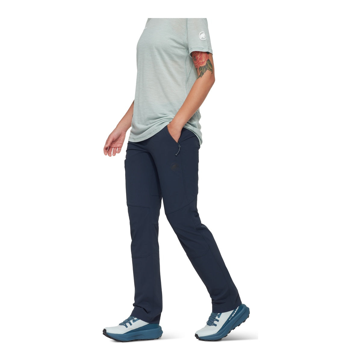 Pantaloni Femei Mammut Runbold IV Marine