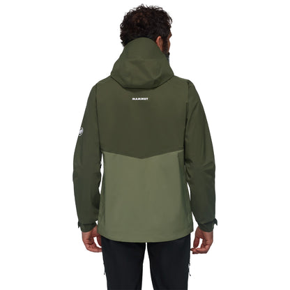 Jacheta Barbati Mammut Alto Guide Hs Hooded Marsh-Dark Marsh