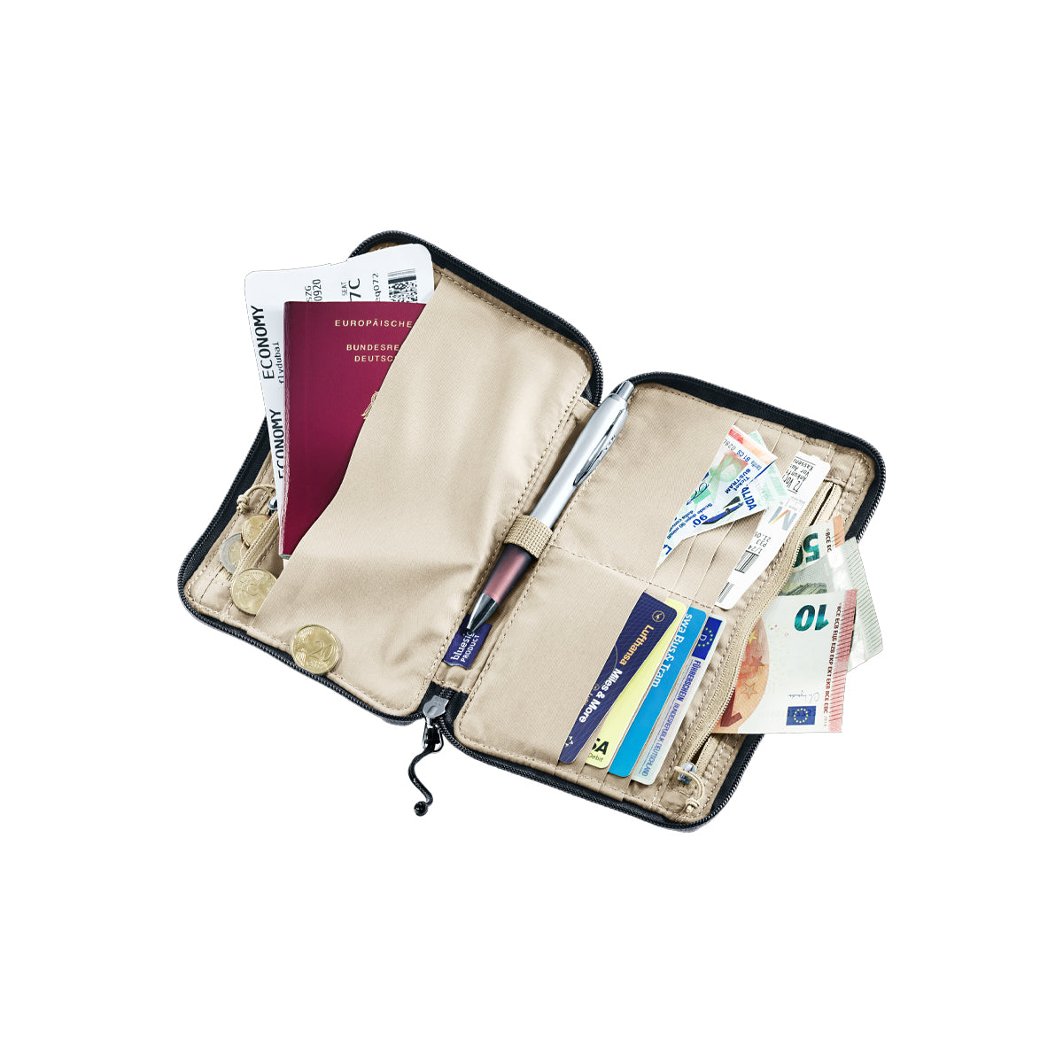 Portofel Travel Black