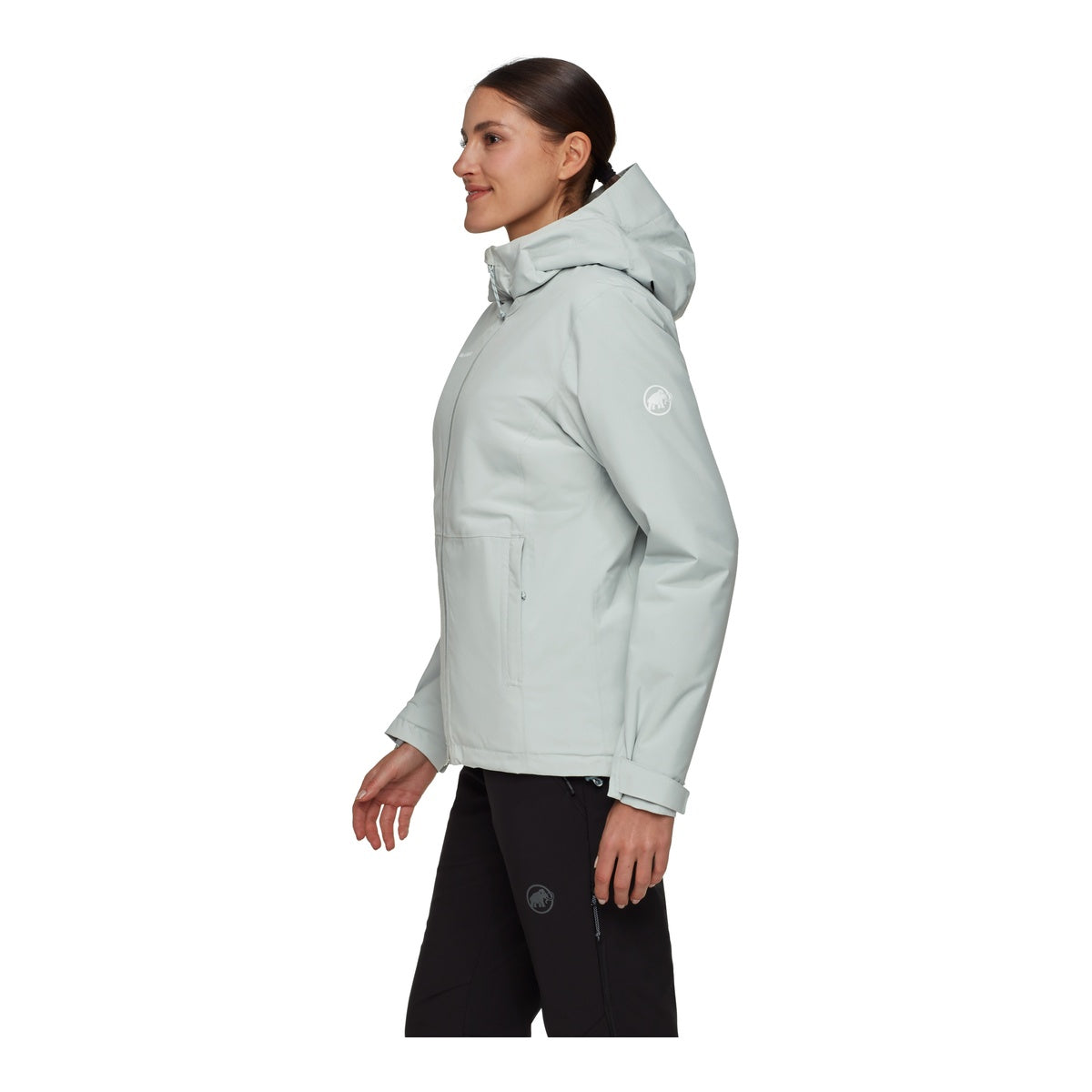 Jacheta Femei Mammut Linard HS Thermo Hooded White