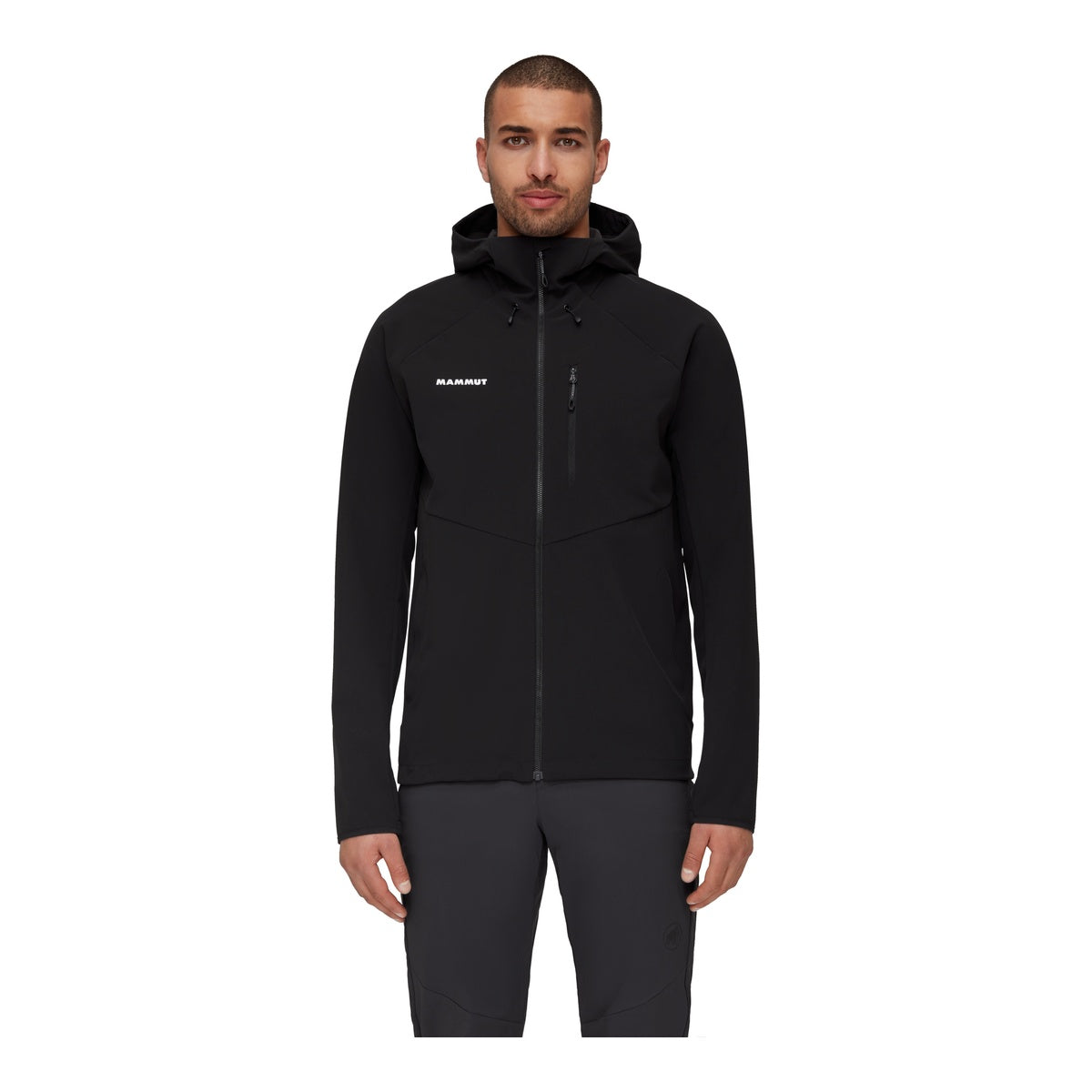 Jacheta Softshell Barbati Mammut Ultimate Comfort So Hooded Black