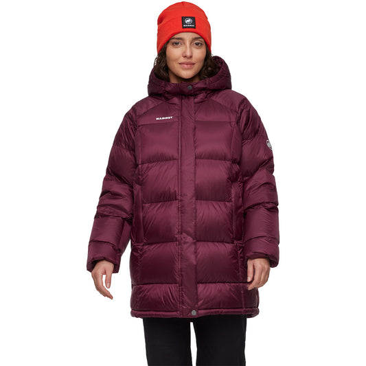 Jacheta Femei Mammut Glacier Glow In Hooded Parka Vin