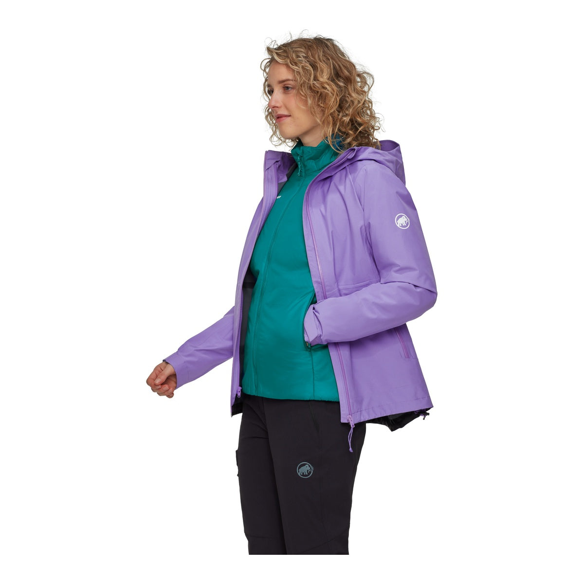 Jacheta Femei Mammut Alto Light 3 In 1 HS Hooded Purple 2