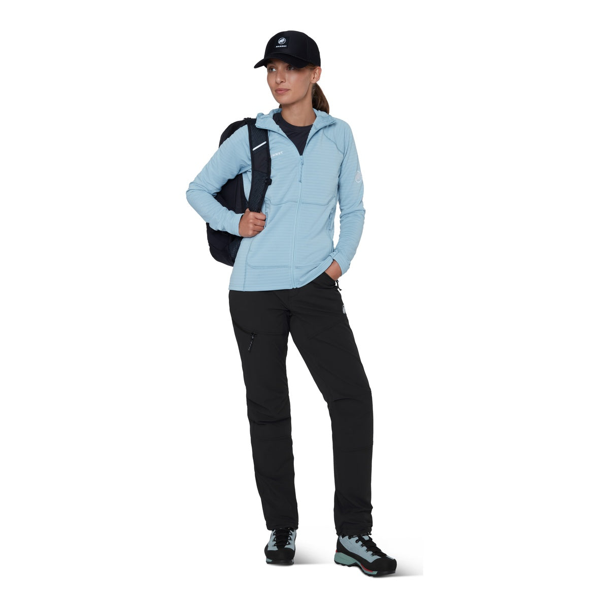 Pantaloni Softshell Femei Mammut Taiss So Black