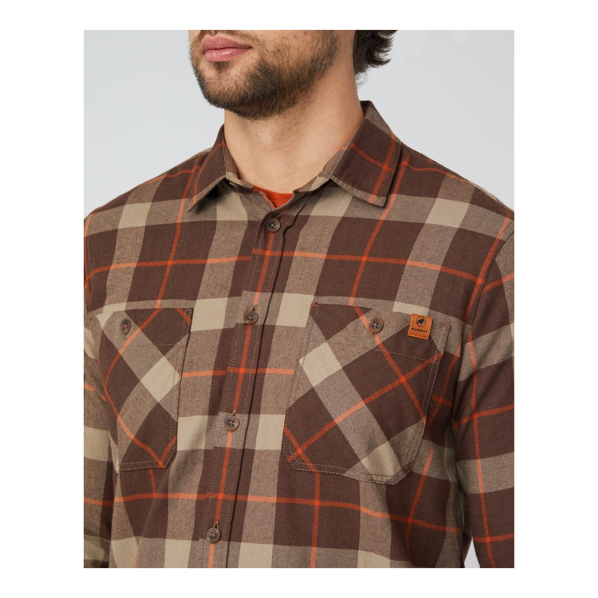 Camasa Barbati Mammut Alvra Longsleeve Soil-Sablun
