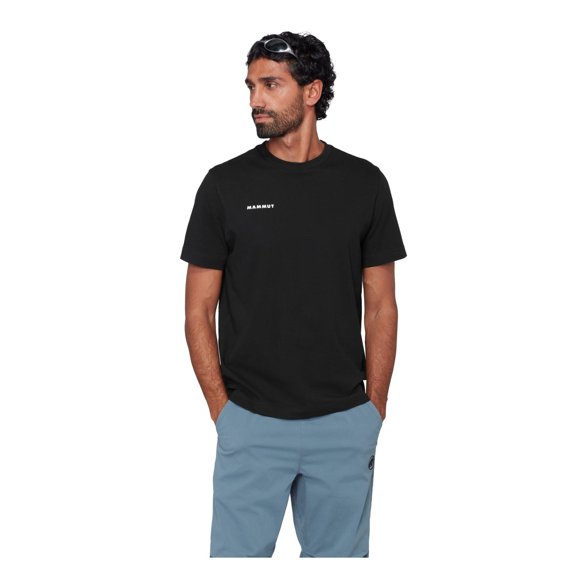 Tricou Barbati Mammut Base Mini Logo Negru