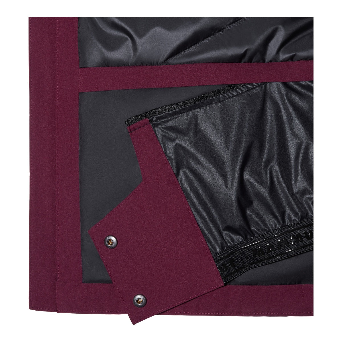 Geaca Schi Barbati Mammut Stoney HS Thermo Hooded Burgundy