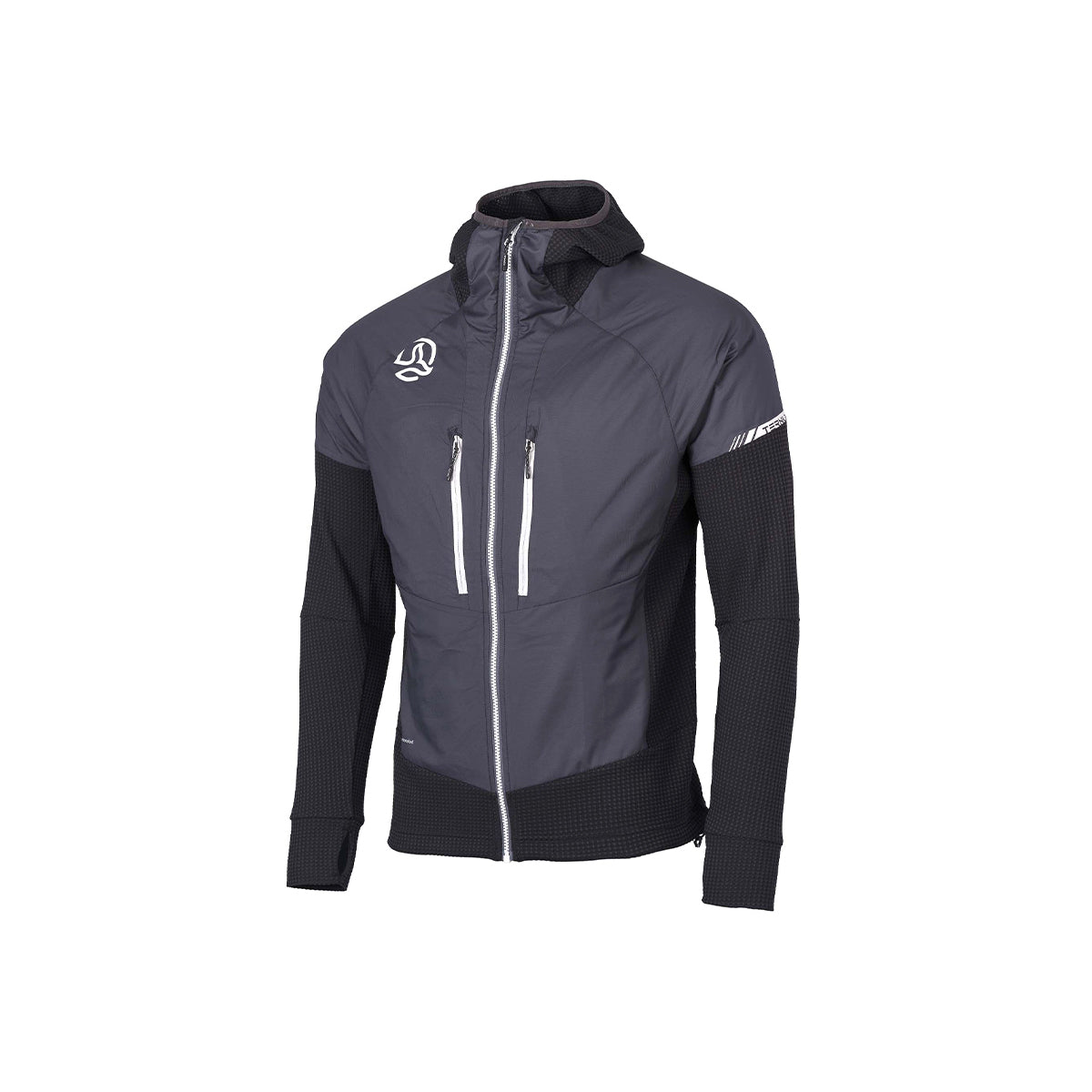 Jacheta Barbati Ternua Agile Hybrid Whales Grey/Black