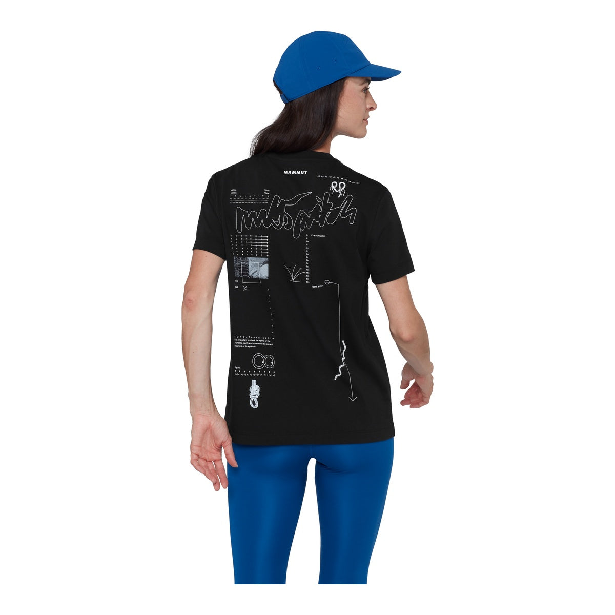 Tricou Femei Mammut Base Multi-Pitch Negru
