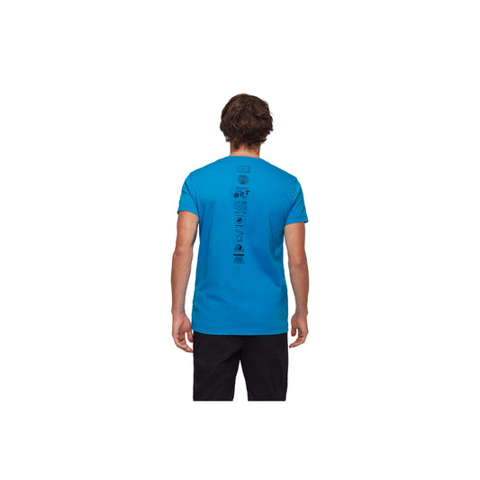 Tricou Barbati Mammut Massone Emblems Glacier Blue