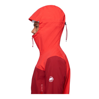 Jacheta Barbati Mammut Alto Guide HS Hooded Dark Mammut Red-Mammut Red