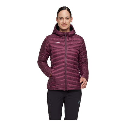 Geaca Femei Mammut Albula In Hooded Burgundy