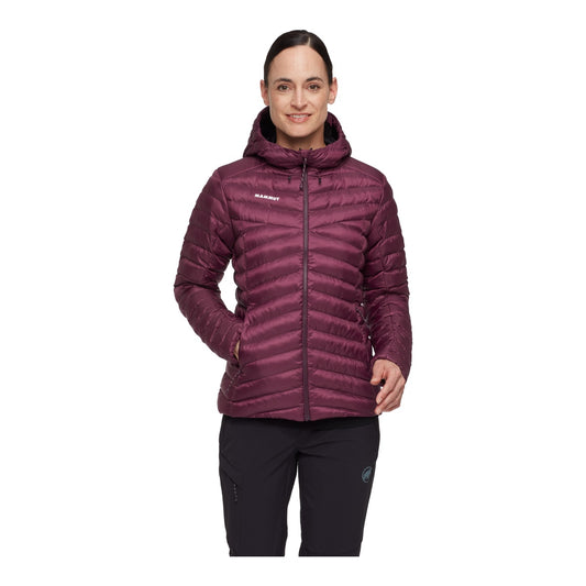 Geaca Femei Mammut Albula In Hooded Burgundy