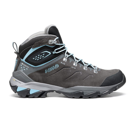 Bocanci Femei Asolo Acadia Mid Lth GTX ML Graphite-Sky Blue