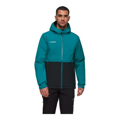 Jacheta Barbati Mammut Linard Hs Thermo Hooded Deep Teal-Black