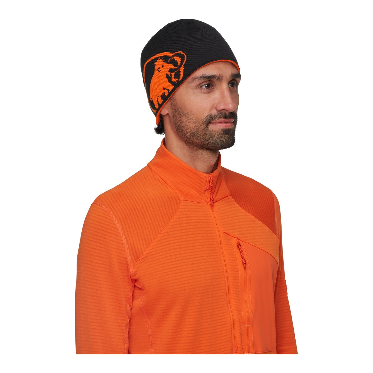 Caciula Mammut Logo Eiger Orange-Black