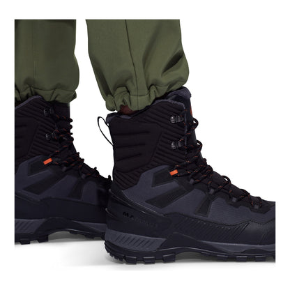 Pantaloni Softshell Barbati Mammut Runbold Winter So Dark Marsh