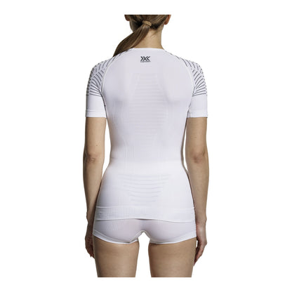 Tricou Femei X-Bionic Invent 4.0 Lt Sh Sl Wmn Arctic White/Dolomite Grey