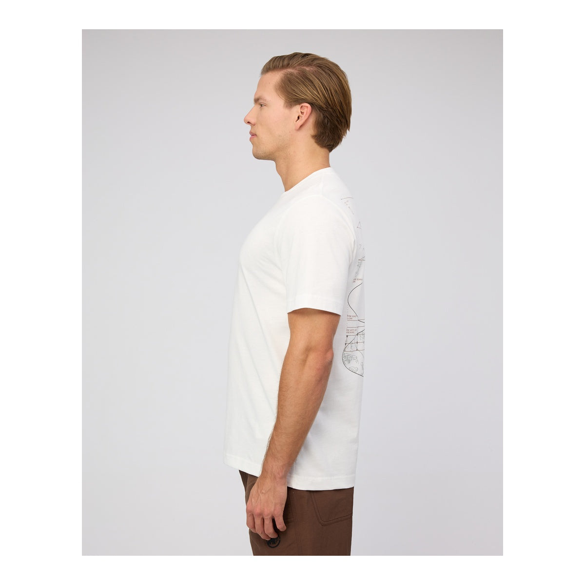 Tricou Barbati Mammut Base T-Shirt Men Avy White