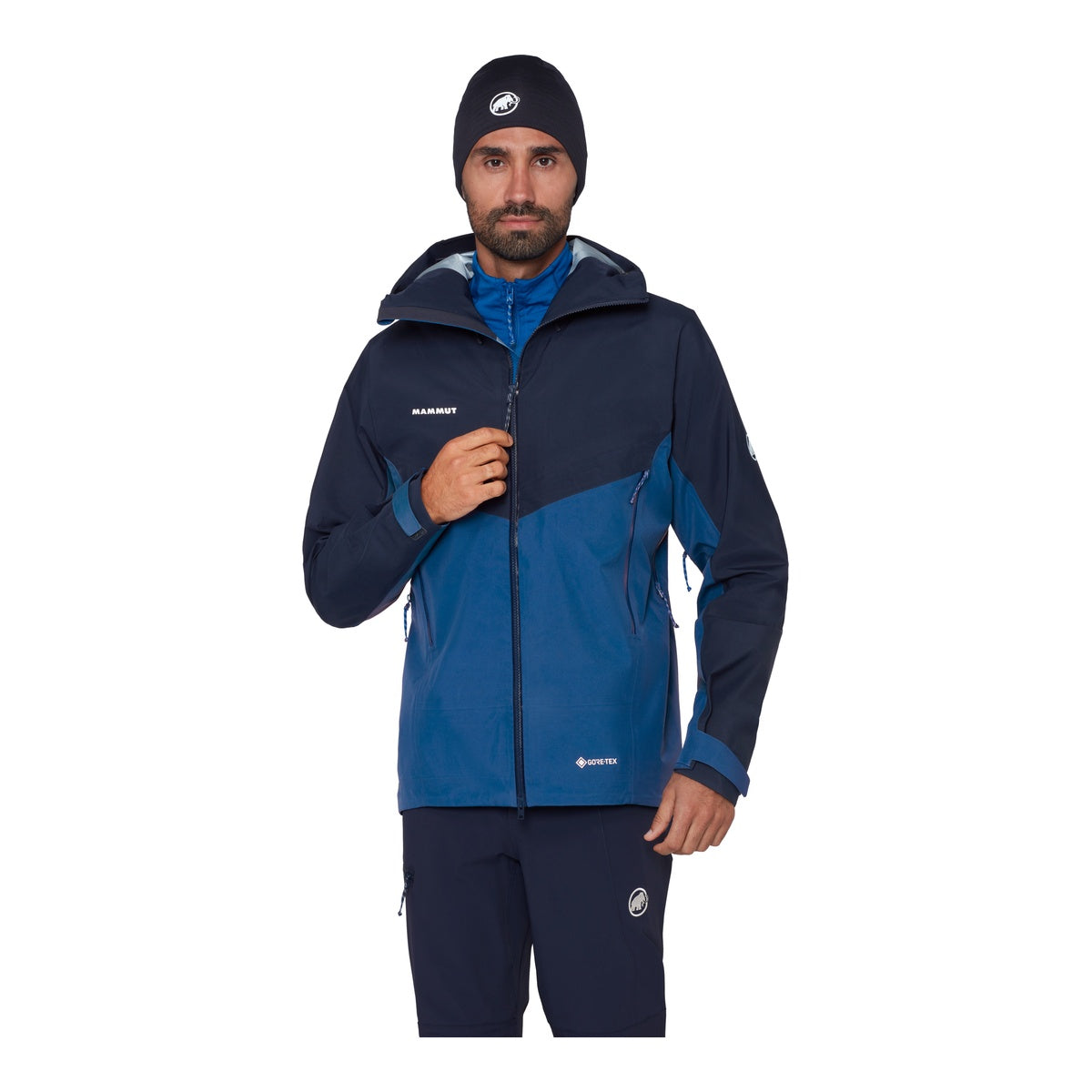 Jacheta Barbati Mammut Crater IV HS Hooded Navy