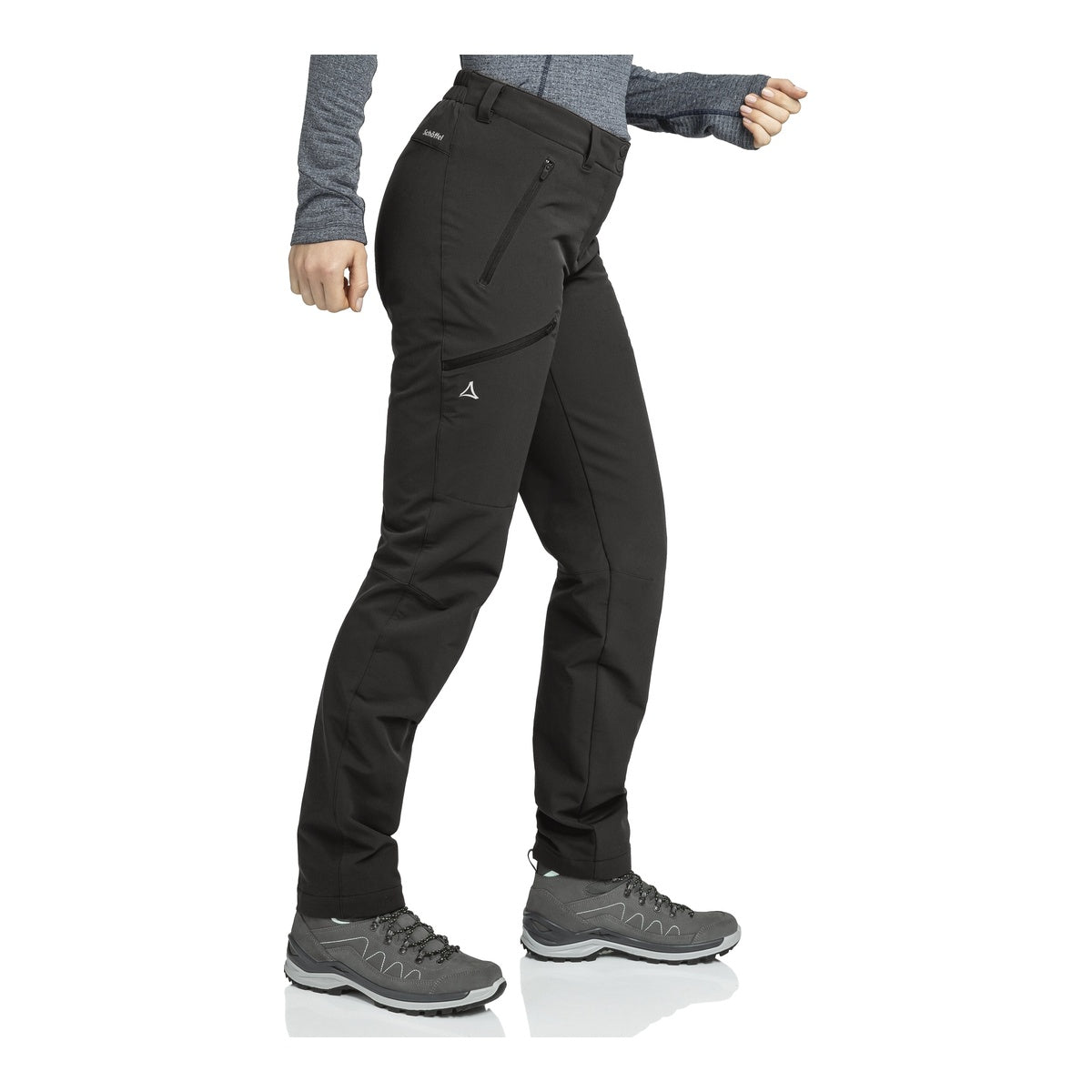Pantaloni Femei Schoffel Ascona Warm Black