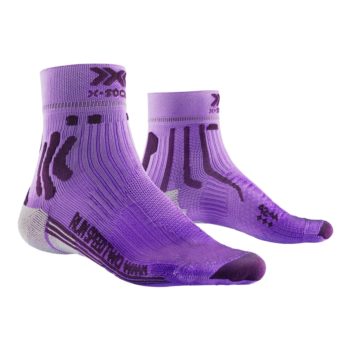 Sosete Alergare Femei X-Bionic Run Speed Two 4.0 Wmn Invent Lavender/Arctic White