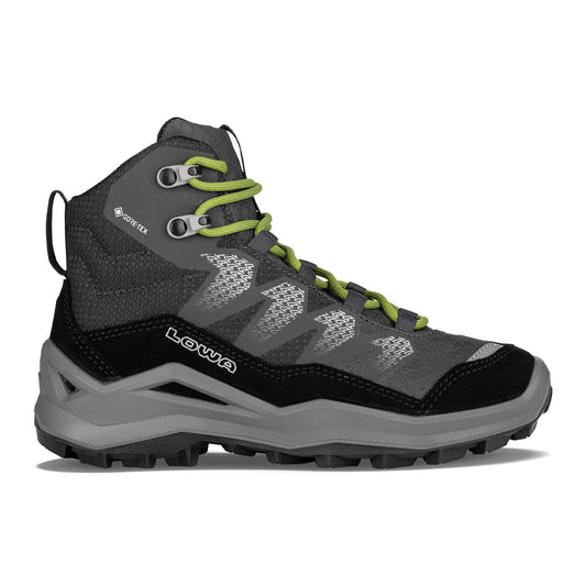 Bocanci Baieti Lowa Maddox Pro GTX Mid Jr Black-Lime