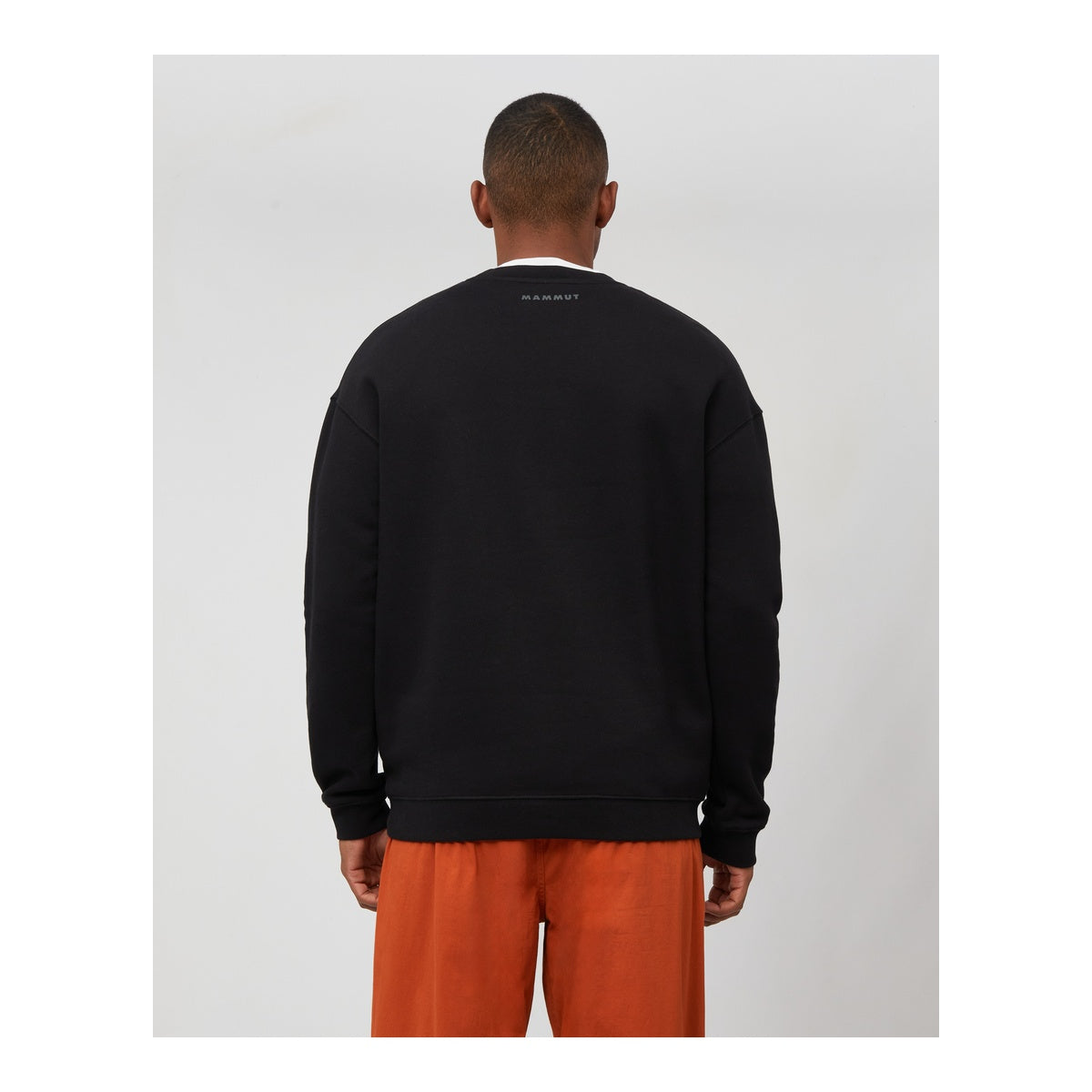 Bluza Barbati Mammut Base Ml Crew Neck Men Ski Tour Black