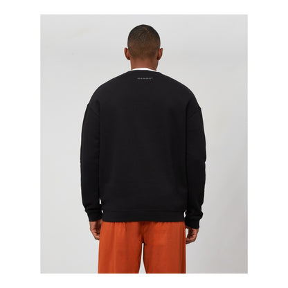 Bluza Barbati Mammut Base Ml Crew Neck Men Ski Tour Black